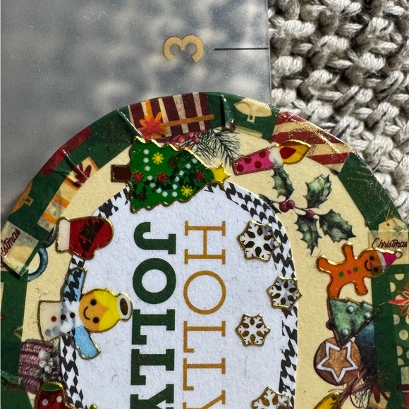 A set of (4) new 2.75x2.75” handmade unique wooden Xmas Tree Ornaments $32 - Picture 4 of 16